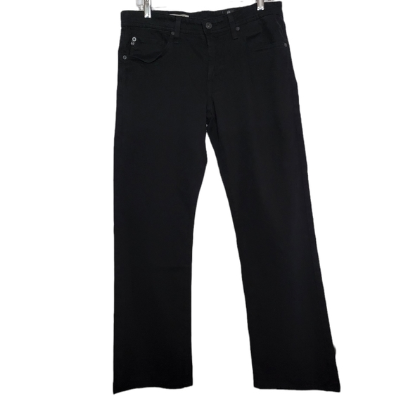 Adriano Goldschmied black Protege straight leg 5 pocket jeans size waist 34 - Picture 1 of 9